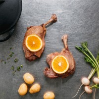 Cuisses de canard à l'orange par 2 - 680g