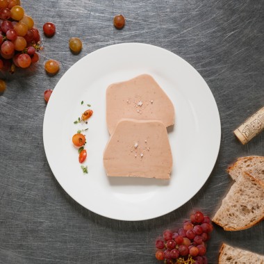 Foie gras d'oie au Gewurztraminer Vendanges Tardives 2 tranches - 120g