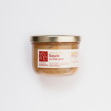 Conserve de sauce au foie gras - 350g