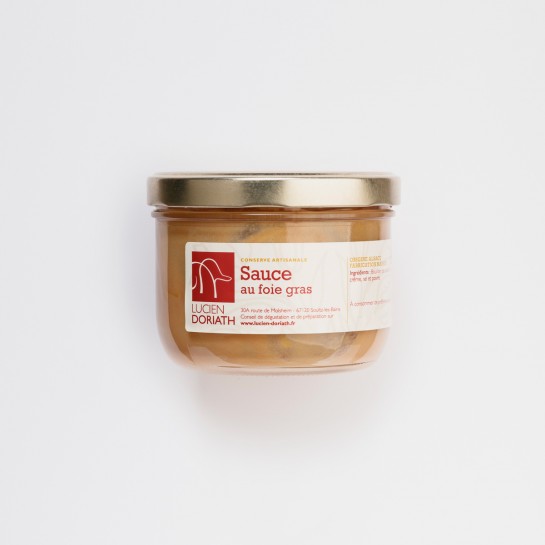 Conserve de sauce au foie gras- 300g