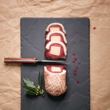 Magret séché fourré au foie gras - 240g